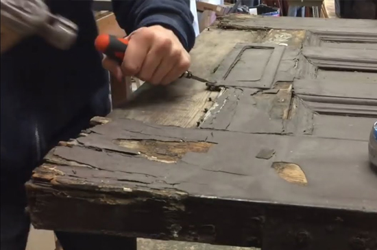 The Crossings-wooden-door-repair